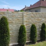 Betónový plot Unakit 9D – celofarebný betón