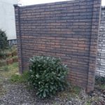 Betónový plot Čierna + Tmavo-Hnedá