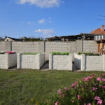 Betónový záhon Žula Casablanka