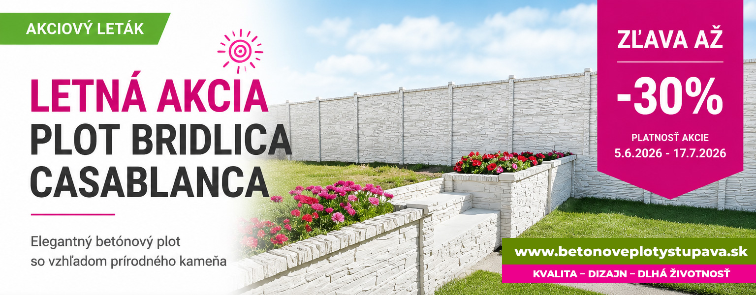 Letna akcie plot Bridlica Casablanka
