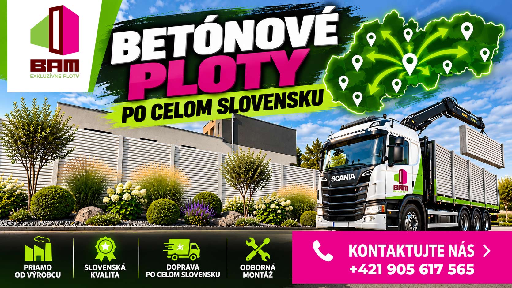 Online kalkulačka ceny betónového plotu – Betónové ploty Stupava